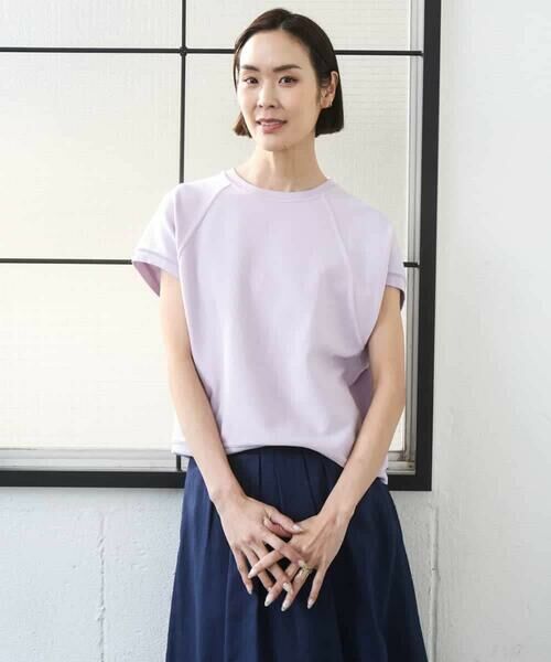 MICHEL KLEIN / ミッシェルクラン カットソー | オーガニックコットン フレンチスリーブプルオーバー | 詳細6