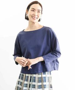 MICHEL KLEIN / ミッシェルクラン カットソー | タックデザイン バスクTシャツ