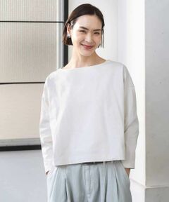 MICHEL KLEIN / ミッシェルクラン カットソー | タックデザイン バスクTシャツ