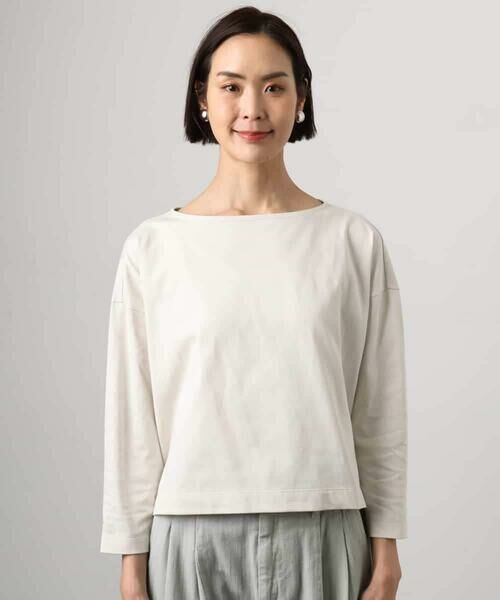 MICHEL KLEIN / ミッシェルクラン カットソー | タックデザイン バスクTシャツ | 詳細12