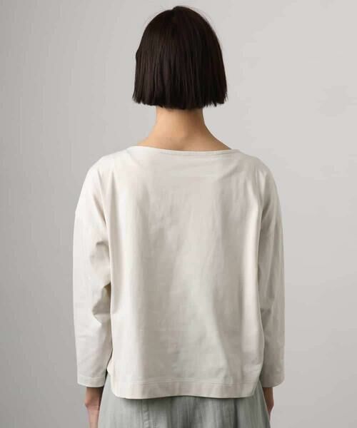 MICHEL KLEIN / ミッシェルクラン カットソー | タックデザイン バスクTシャツ | 詳細14