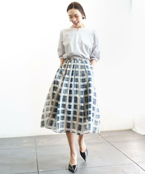 MICHEL KLEIN / ミッシェルクラン カットソー | 異素材スリーブカットソー | 詳細15