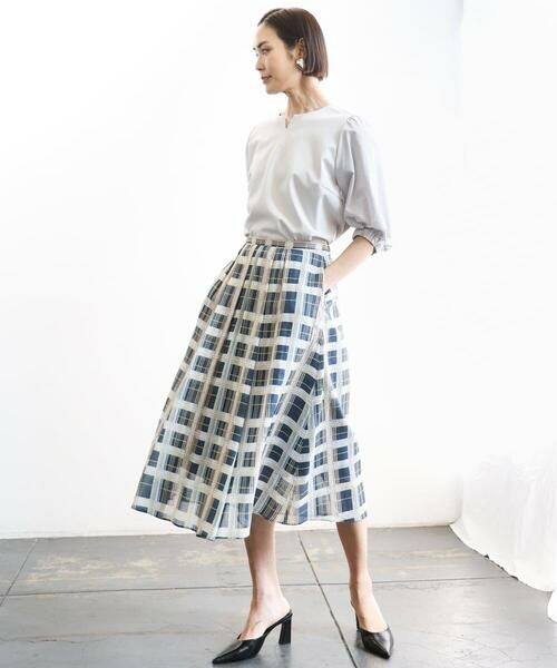 MICHEL KLEIN / ミッシェルクラン カットソー | 異素材スリーブカットソー | 詳細17