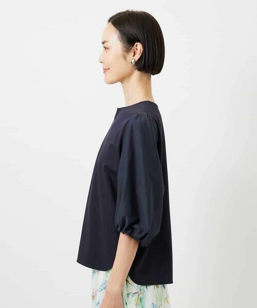 MICHEL KLEIN / ミッシェルクラン カットソー | 異素材スリーブカットソー | 詳細19