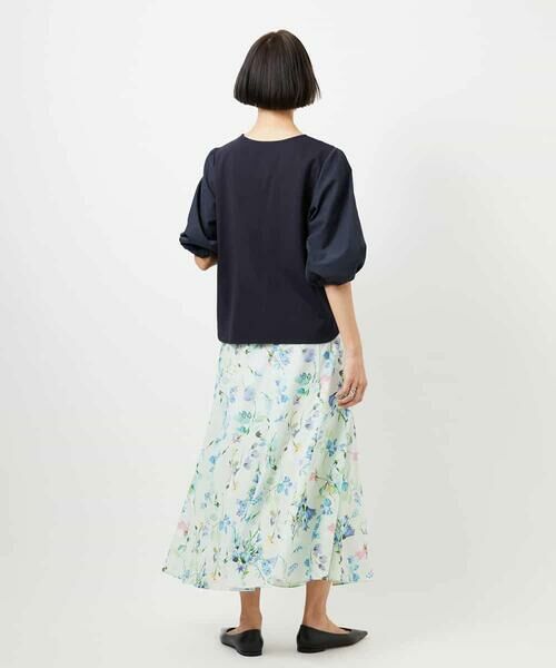 MICHEL KLEIN / ミッシェルクラン カットソー | 異素材スリーブカットソー | 詳細5