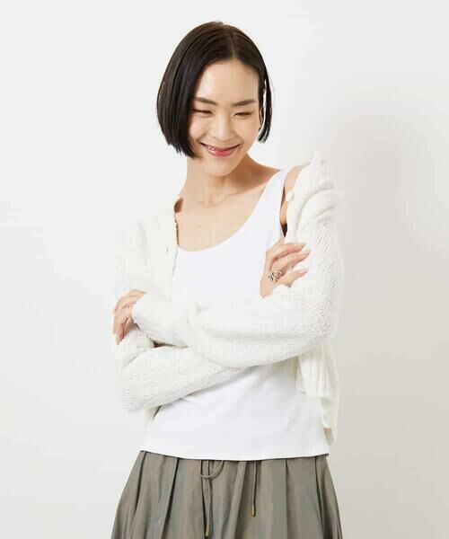 MICHEL KLEIN / ミッシェルクラン カットソー | [遮熱効果素材]タンクトップ | 詳細1