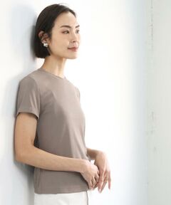 MICHEL KLEIN / ミッシェルクラン カットソー | [遮熱効果素材]クリーンシルエットTシャツ