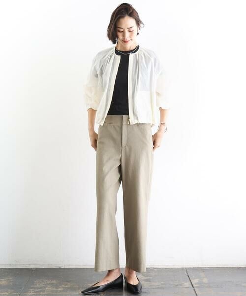 MICHEL KLEIN / ミッシェルクラン カットソー | [遮熱効果素材]クリーンシルエットTシャツ | 詳細12