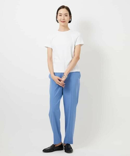 MICHEL KLEIN / ミッシェルクラン カットソー | [遮熱効果素材]クリーンシルエットTシャツ | 詳細14