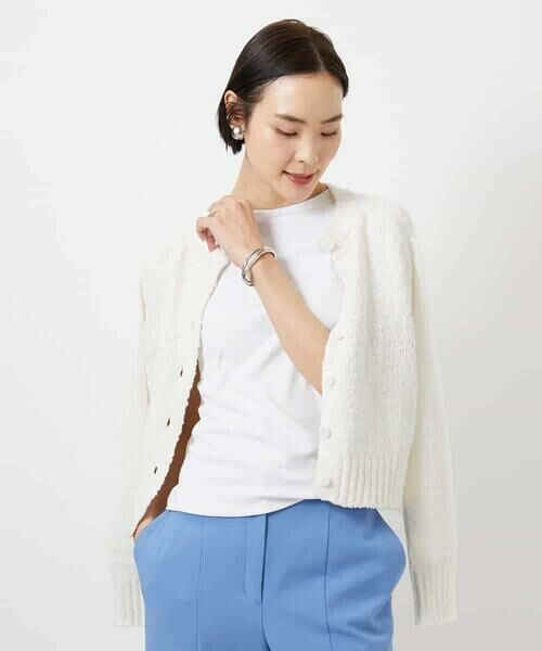 MICHEL KLEIN / ミッシェルクラン カットソー | [遮熱効果素材]クリーンシルエットTシャツ | 詳細18