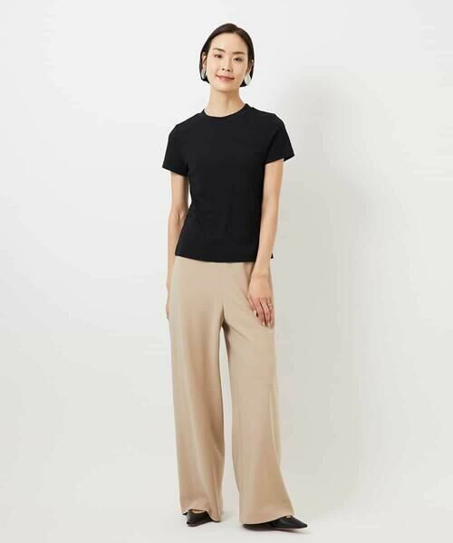 MICHEL KLEIN / ミッシェルクラン カットソー | [遮熱効果素材]クリーンシルエットTシャツ | 詳細2