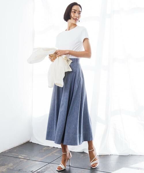 MICHEL KLEIN / ミッシェルクラン カットソー | [遮熱効果素材]クリーンシルエットTシャツ | 詳細24