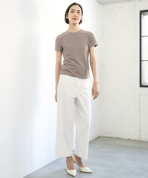 MICHEL KLEIN / ミッシェルクラン カットソー | [遮熱効果素材]クリーンシルエットTシャツ | 詳細29