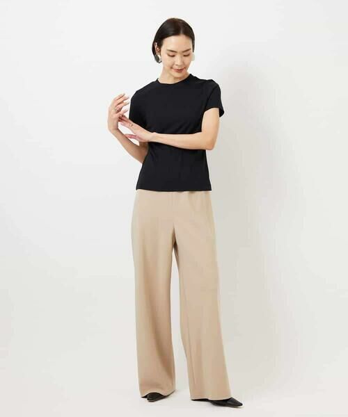 MICHEL KLEIN / ミッシェルクラン カットソー | [遮熱効果素材]クリーンシルエットTシャツ | 詳細3