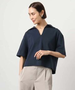 MICHEL KLEIN / ミッシェルクラン カットソー | 裏毛スキッパーカットソー