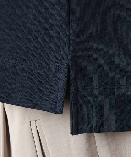 MICHEL KLEIN / ミッシェルクラン カットソー | 裏毛スキッパーカットソー | 詳細10