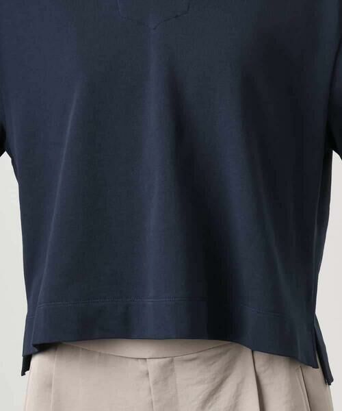 MICHEL KLEIN / ミッシェルクラン カットソー | 裏毛スキッパーカットソー | 詳細8