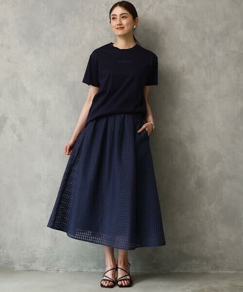 MICHEL KLEIN / ミッシェルクラン カットソー | ミニマルロゴTシャツ | 詳細1