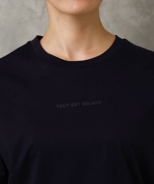 MICHEL KLEIN / ミッシェルクラン カットソー | ミニマルロゴTシャツ | 詳細23