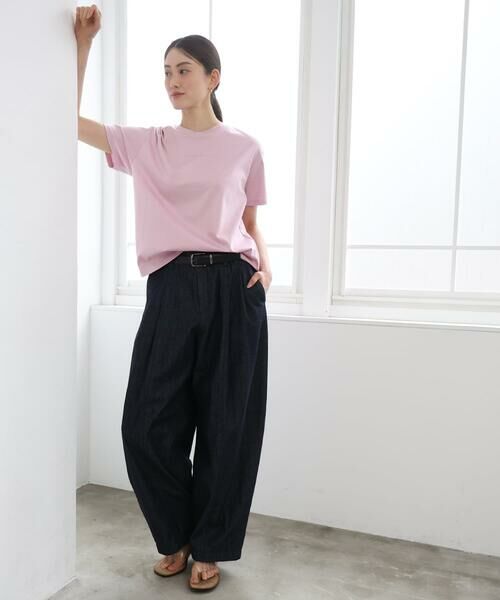 MICHEL KLEIN / ミッシェルクラン カットソー | ミニマルロゴTシャツ | 詳細8