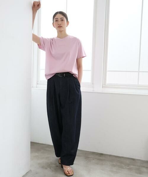 MICHEL KLEIN / ミッシェルクラン カットソー | ミニマルロゴTシャツ | 詳細9