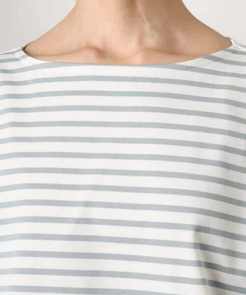 MICHEL KLEIN / ミッシェルクラン カットソー | タックデザイン バスクボーダーTシャツ | 詳細16