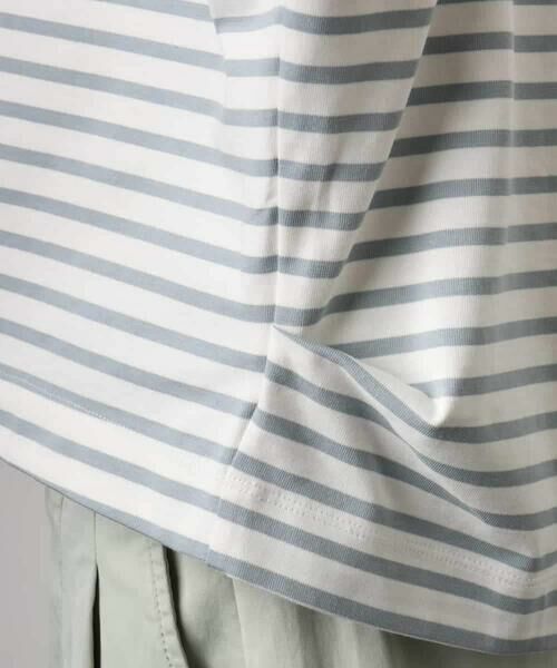 MICHEL KLEIN / ミッシェルクラン カットソー | タックデザイン バスクボーダーTシャツ | 詳細19