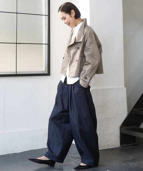 MICHEL KLEIN / ミッシェルクラン チノ・ワークパンツ | [セットアップ対応]デニムバレルパンツ | 詳細10