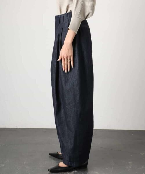 MICHEL KLEIN / ミッシェルクラン チノ・ワークパンツ | [セットアップ対応]デニムバレルパンツ | 詳細16