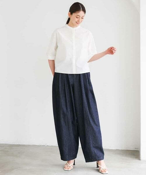 MICHEL KLEIN / ミッシェルクラン チノ・ワークパンツ | [セットアップ対応]デニムバレルパンツ | 詳細28