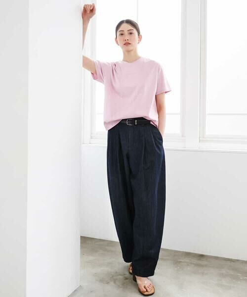 MICHEL KLEIN / ミッシェルクラン チノ・ワークパンツ | [セットアップ対応]デニムバレルパンツ | 詳細29