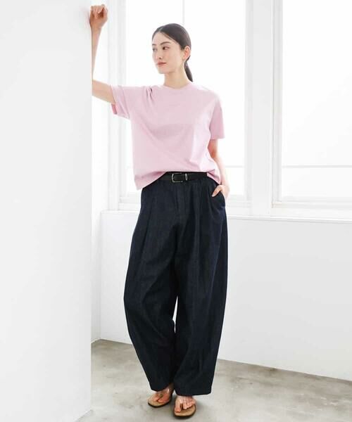 MICHEL KLEIN / ミッシェルクラン チノ・ワークパンツ | [セットアップ対応]デニムバレルパンツ | 詳細30