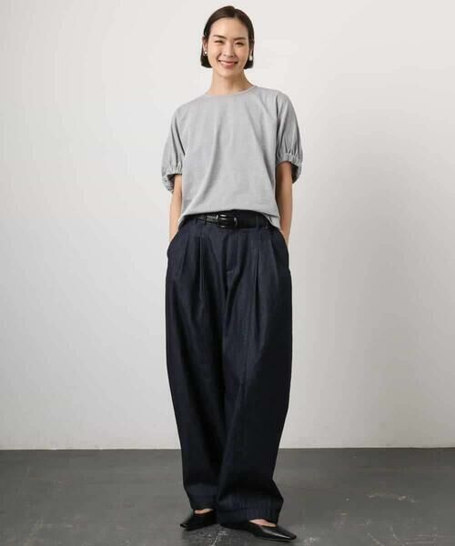 MICHEL KLEIN / ミッシェルクラン チノ・ワークパンツ | [セットアップ対応]デニムバレルパンツ | 詳細6