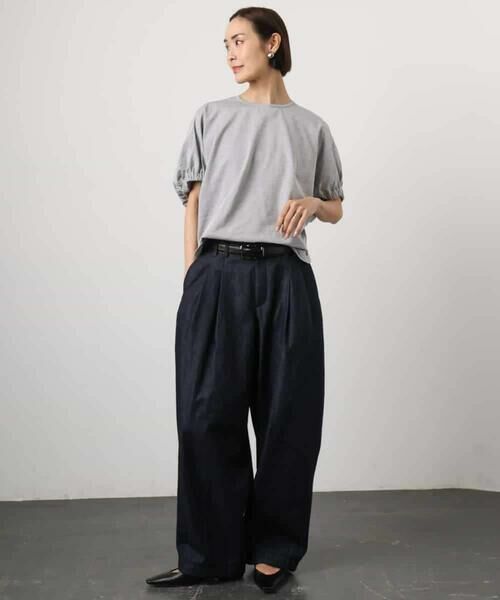 MICHEL KLEIN / ミッシェルクラン チノ・ワークパンツ | [セットアップ対応]デニムバレルパンツ | 詳細8