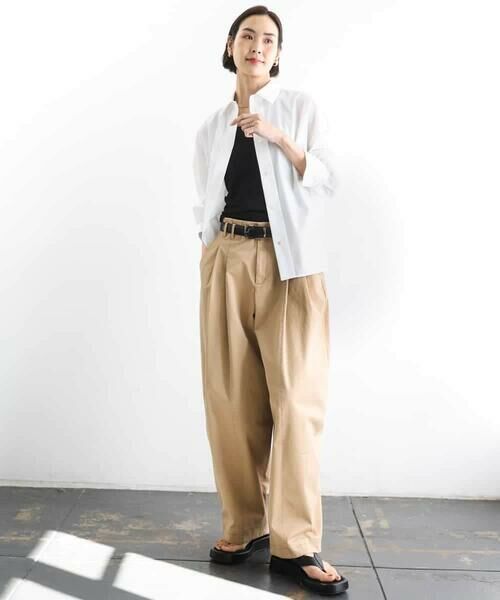 MICHEL KLEIN / ミッシェルクラン チノ・ワークパンツ | チノバレルパンツ | 詳細14