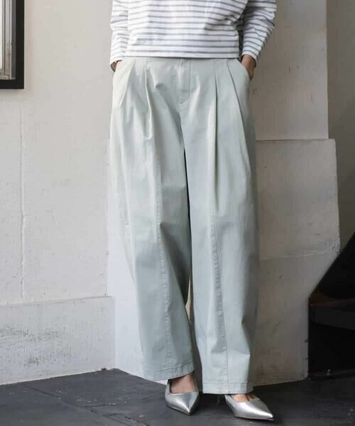 MICHEL KLEIN / ミッシェルクラン チノ・ワークパンツ | チノバレルパンツ | 詳細17