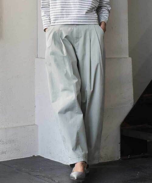 MICHEL KLEIN / ミッシェルクラン チノ・ワークパンツ | チノバレルパンツ | 詳細18