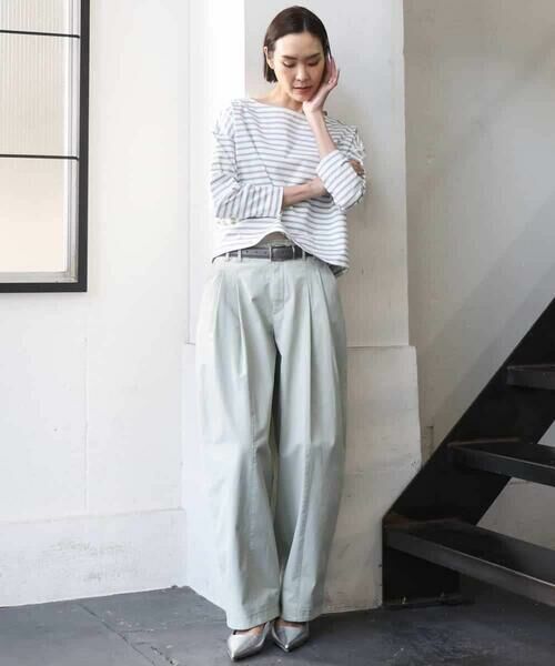 MICHEL KLEIN / ミッシェルクラン チノ・ワークパンツ | チノバレルパンツ | 詳細20