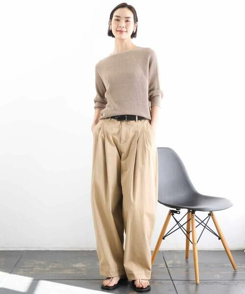 MICHEL KLEIN / ミッシェルクラン チノ・ワークパンツ | チノバレルパンツ | 詳細5