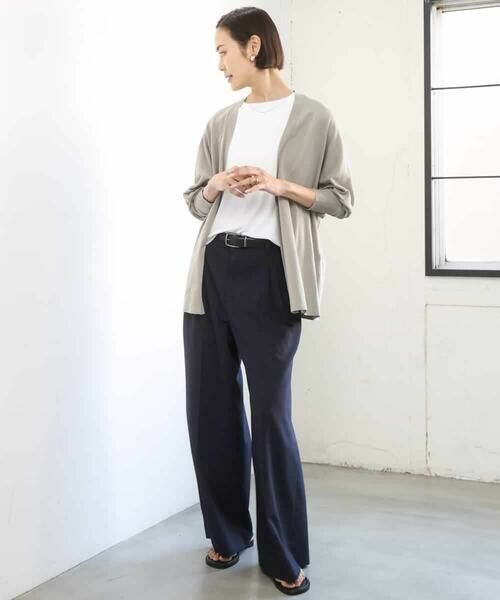 MICHEL KLEIN / ミッシェルクラン その他パンツ | [セットアップ対応]ツイードライク　ワイドパンツ | 詳細21