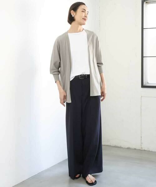 MICHEL KLEIN / ミッシェルクラン その他パンツ | [セットアップ対応]ツイードライク　ワイドパンツ | 詳細23