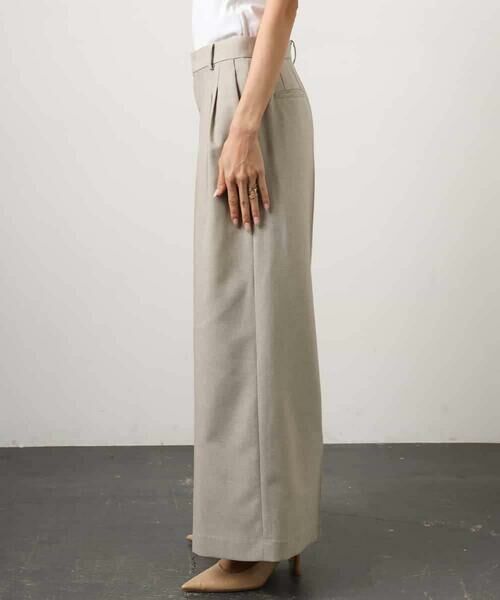 MICHEL KLEIN / ミッシェルクラン その他パンツ | [セットアップ対応]ツイードライク　ワイドパンツ | 詳細25