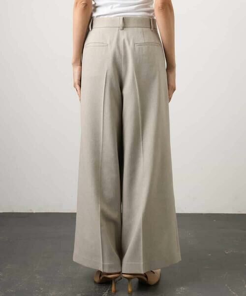 MICHEL KLEIN / ミッシェルクラン その他パンツ | [セットアップ対応]ツイードライク　ワイドパンツ | 詳細26