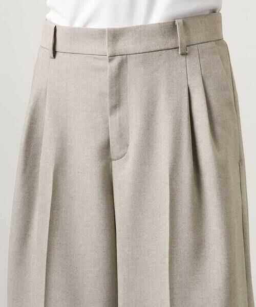 MICHEL KLEIN / ミッシェルクラン その他パンツ | [セットアップ対応]ツイードライク　ワイドパンツ | 詳細28