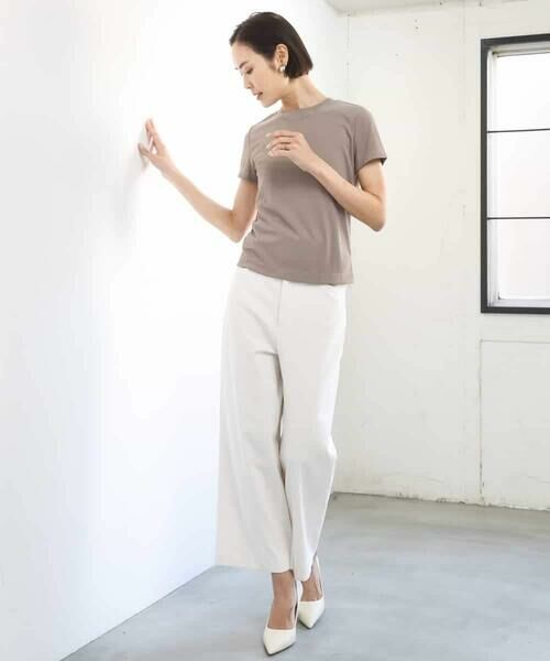 MICHEL KLEIN / ミッシェルクラン その他パンツ | [定番人気]ドライストレッチワイドパンツ | 詳細10