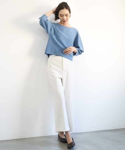 MICHEL KLEIN / ミッシェルクラン その他パンツ | [定番人気]ドライストレッチワイドパンツ | 詳細16