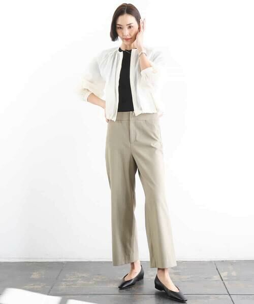 MICHEL KLEIN / ミッシェルクラン その他パンツ | [定番人気]ドライストレッチワイドパンツ | 詳細2