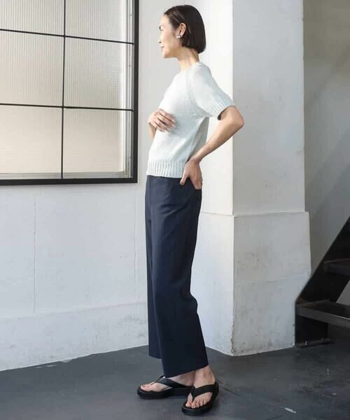 MICHEL KLEIN / ミッシェルクラン その他パンツ | [定番人気]ドライストレッチワイドパンツ | 詳細22