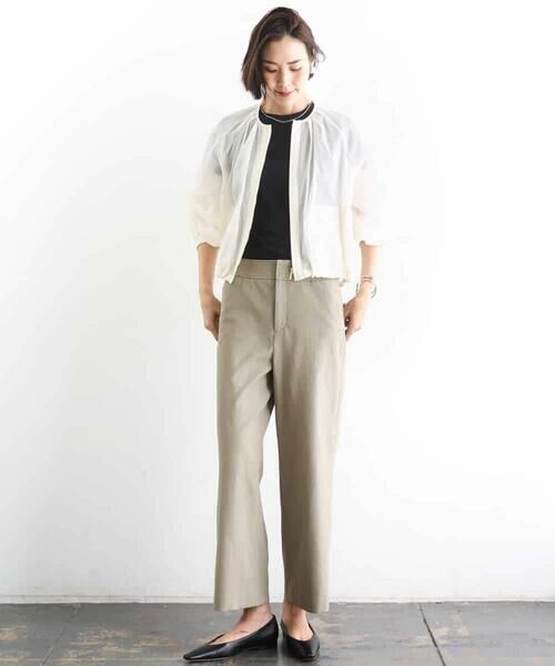 MICHEL KLEIN / ミッシェルクラン その他パンツ | [定番人気]ドライストレッチワイドパンツ | 詳細3