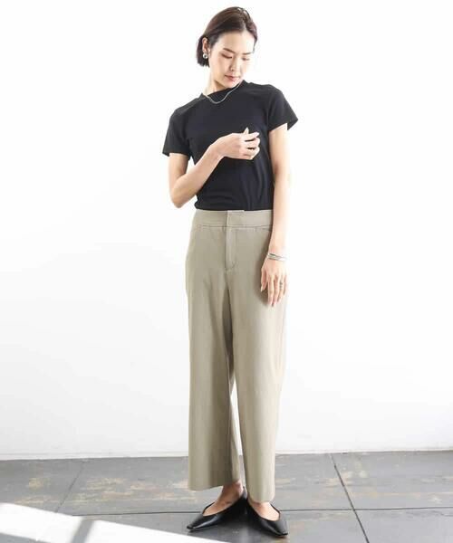 MICHEL KLEIN / ミッシェルクラン その他パンツ | [定番人気]ドライストレッチワイドパンツ | 詳細5